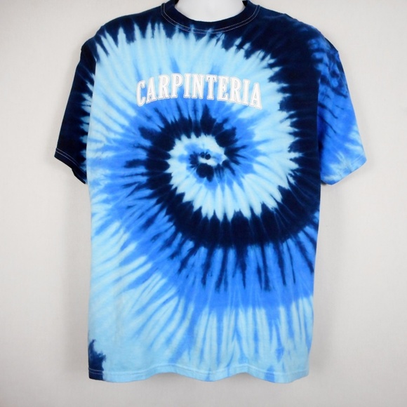 Cabo Other - Vtg Cabo T-Shirt L Blue Cotton Tie Dye Short Slv